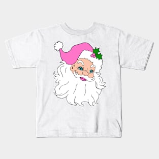 Pink Santa Kids T-Shirt